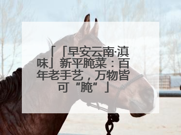 「早安云南·滇味」新平腌菜：百年老手艺，万物皆可“腌”
