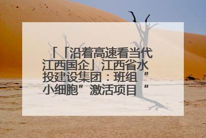 「沿着高速看当代江西国企」江西省水投建设集团：班组“小细胞”激活项目“大建设”