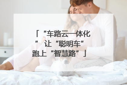 “车路云一体化” 让“聪明车”跑上“智慧路”