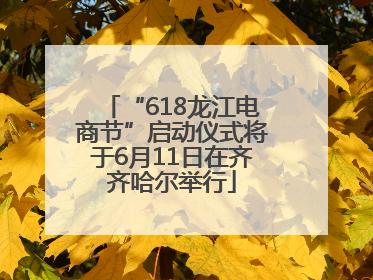 “618龙江电商节”启动仪式将于6月11日在齐齐哈尔举行