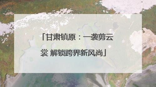 甘肃镇原：一袭剪云裳 解锁跨界新风尚