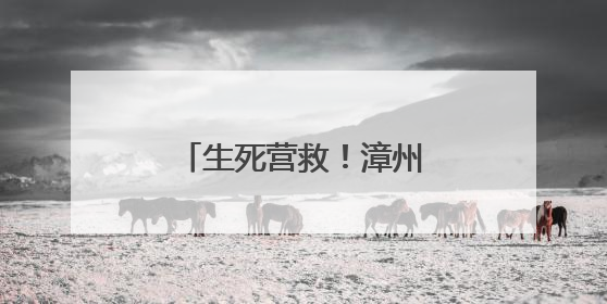 生死营救！漳州一女子厦门落水