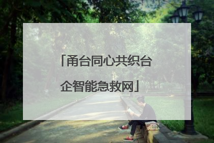 甬台同心共织台企智能急救网