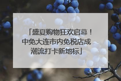 盛夏购物狂欢启幕！中免大连市内免税店成潮流打卡新地标