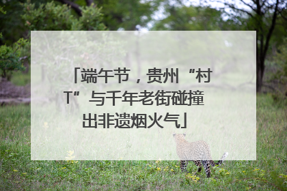 端午节，贵州“村T”与千年老街碰撞出非遗烟火气