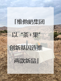 维他奶集团以“茶+果”创新基因连推两款新品
