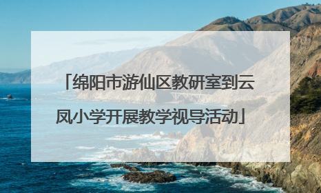 绵阳市游仙区教研室到云凤小学开展教学视导活动