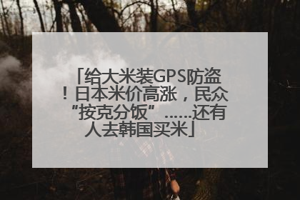 给大米装GPS防盗！日本米价高涨，民众“按克分饭”……还有人去韩国买米