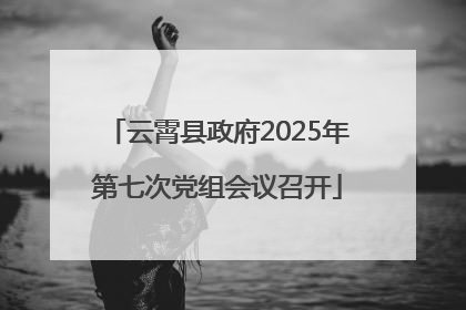 云霄县政府2025年第七次党组会议召开