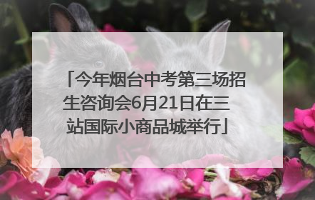 今年烟台中考第三场招生咨询会6月21日在三站国际小商品城举行