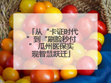 从“卡证时代”到“刷脸秒付” 瓜州医保实现智慧跃迁