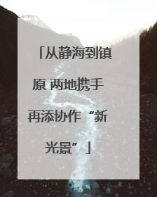 从静海到镇原 两地携手再添协作“新光景”