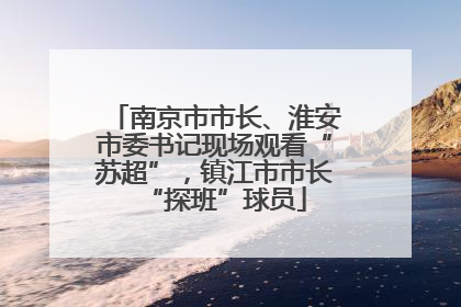 南京市市长、淮安市委书记现场观看“苏超”，镇江市市长“探班”球员