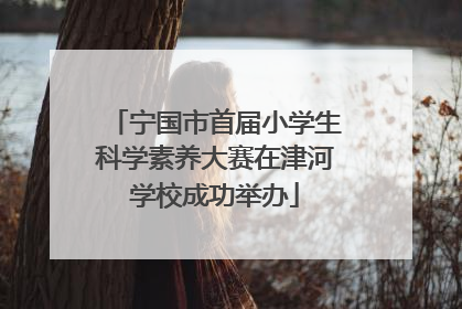 宁国市首届小学生科学素养大赛在津河学校成功举办