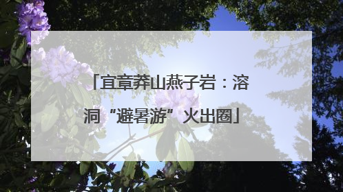 宜章莽山燕子岩：溶洞“避暑游”火出圈