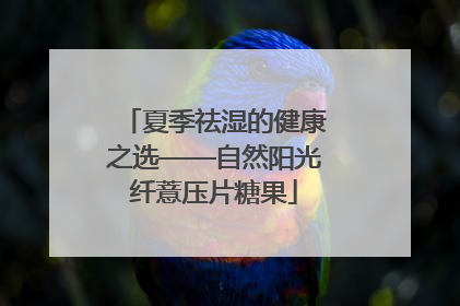 夏季祛湿的健康之选——自然阳光纤薏压片糖果