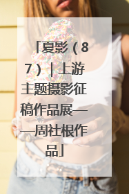 夏影（87）｜上游主题摄影征稿作品展——周社根作品