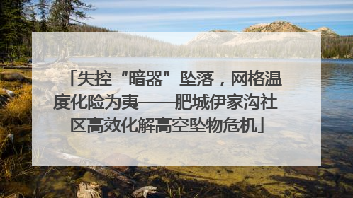 失控“暗器”坠落，网格温度化险为夷——肥城伊家沟社区高效化解高空坠物危机