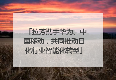 拉芳携手华为、中国移动，共同推动日化行业智能化转型