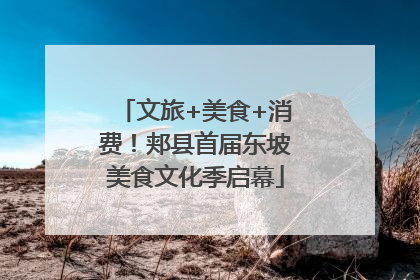 文旅+美食+消费！郏县首届东坡美食文化季启幕