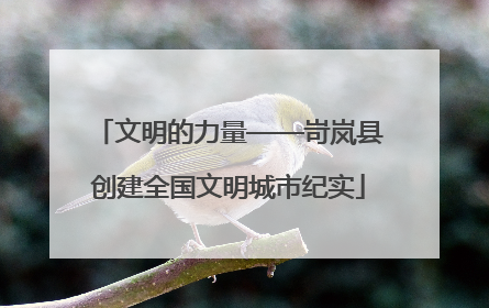 文明的力量——岢岚县创建全国文明城市纪实