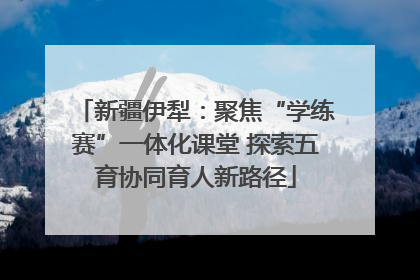 新疆伊犁：聚焦“学练赛”一体化课堂 探索五育协同育人新路径