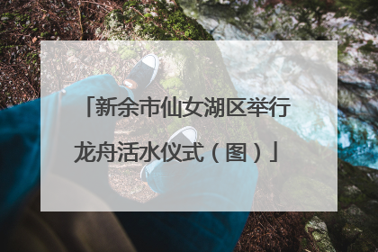 新余市仙女湖区举行龙舟活水仪式（图）