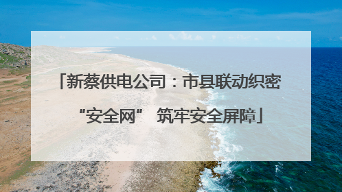新蔡供电公司：市县联动织密“安全网” 筑牢安全屏障