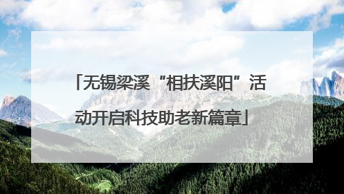 无锡梁溪“相扶溪阳”活动开启科技助老新篇章