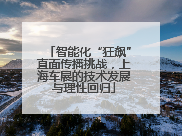 智能化“狂飙”直面传播挑战，上海车展的技术发展与理性回归