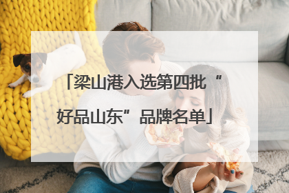 梁山港入选第四批“好品山东”品牌名单