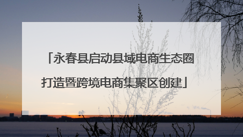 永春县启动县域电商生态圈打造暨跨境电商集聚区创建