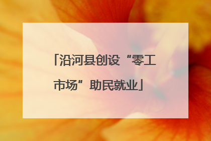 沿河县创设“零工市场”助民就业