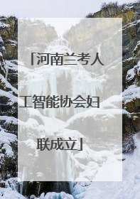 河南兰考人工智能协会妇联成立
