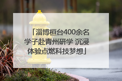 淄博桓台400余名学子赴青州研学 沉浸体验点燃科技梦想