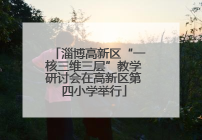 淄博高新区“一核三维三层”教学研讨会在高新区第四小学举行