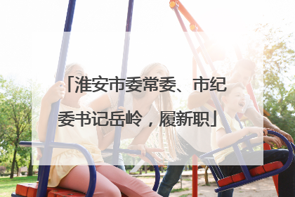 淮安市委常委、市纪委书记岳岭，履新职