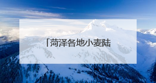 菏泽各地小麦陆续进入成熟收获期 多措并举确保夏粮颗粒归仓
