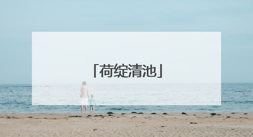 荷绽清池