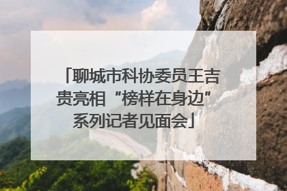 聊城市科协委员王吉贵亮相“榜样在身边”系列记者见面会