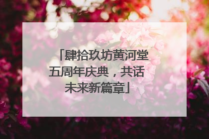 肆拾玖坊黄河堂五周年庆典，共话未来新篇章