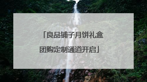 良品铺子月饼礼盒团购定制通道开启