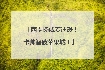 西卡扬威麦迪逊！卡帅智破苹果城！