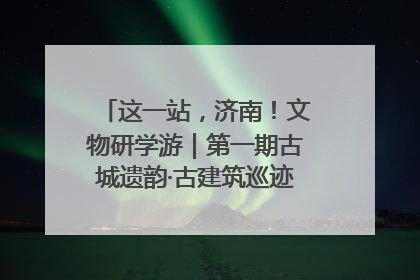 这一站，济南！文物研学游｜第一期古城遗韵·古建筑巡迹之旅圆满结束