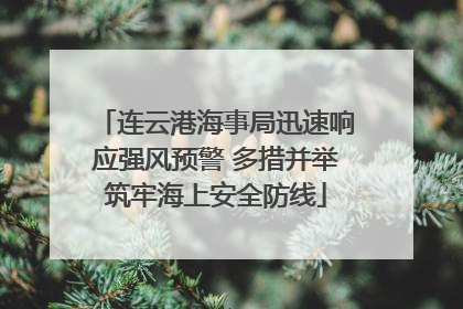 连云港海事局迅速响应强风预警 多措并举筑牢海上安全防线