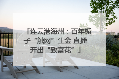 连云港海州：百年栀子“触网”生金 直播开出“致富花”