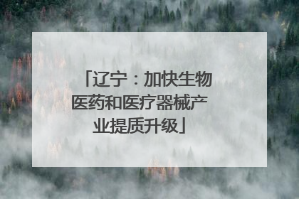 辽宁：加快生物医药和医疗器械产业提质升级