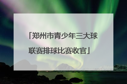 郑州市青少年三大球联赛排球比赛收官