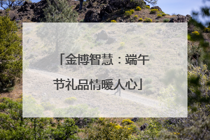 金博智慧：端午节礼品情暖人心