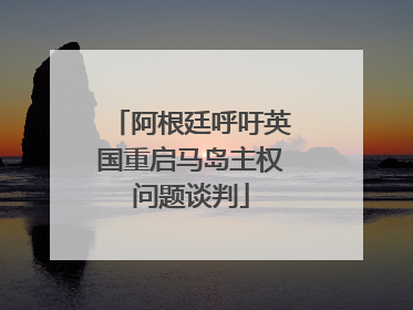 阿根廷呼吁英国重启马岛主权问题谈判